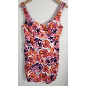 Nanette Lepore Women's Sz. 8 Candy Girl Dress Pink & Purple Floral
